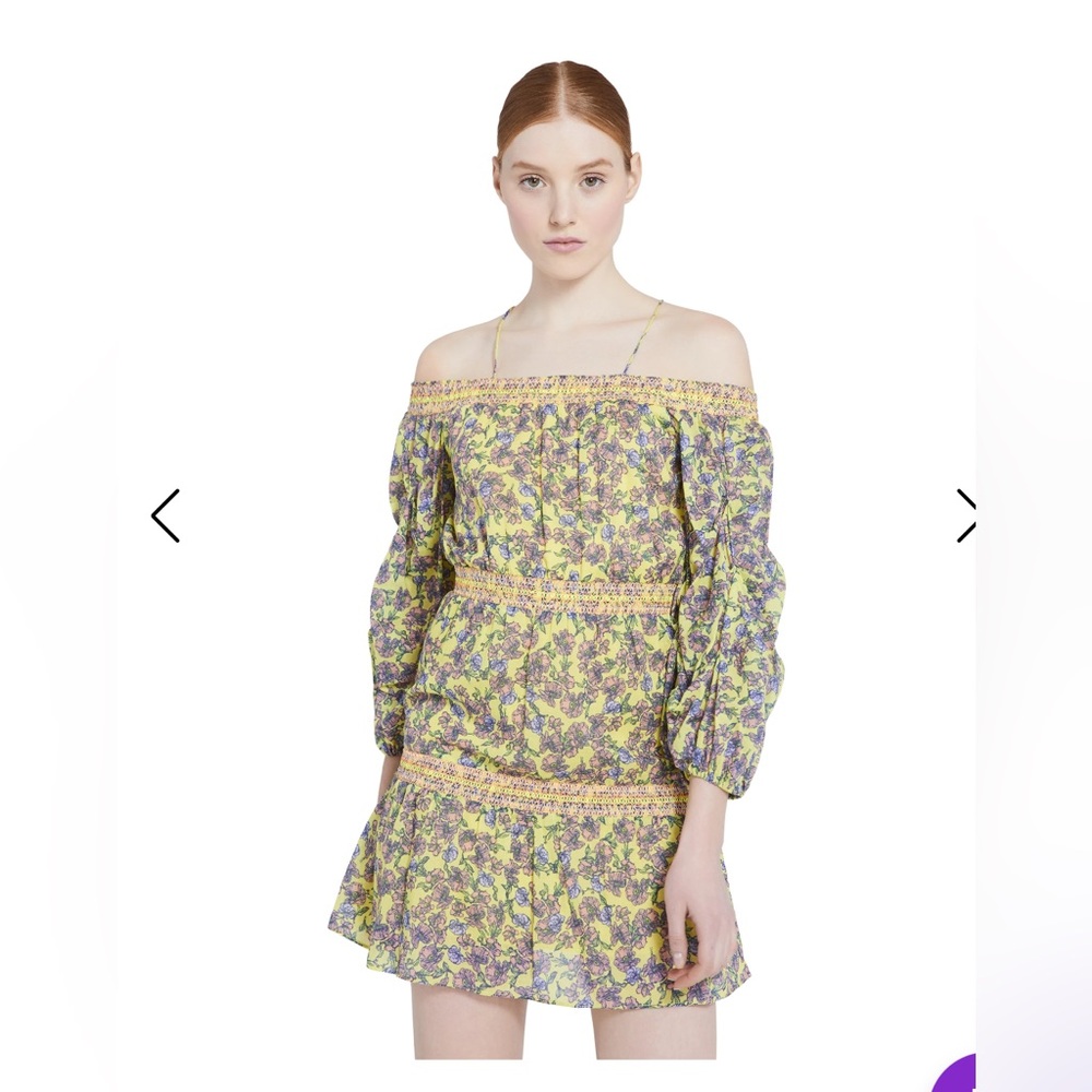 NWT ALICE AND OLIVIA OFF SHOULDER MINI DRESS